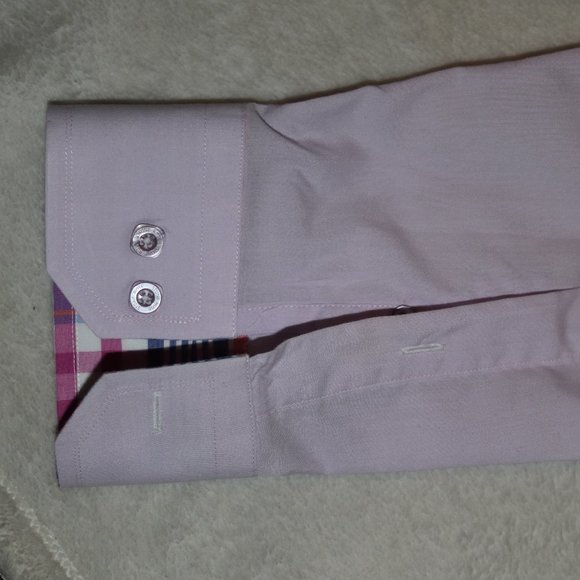Stone Rose Lavender Buttonup Dress Shirt - Picture 12 of 13